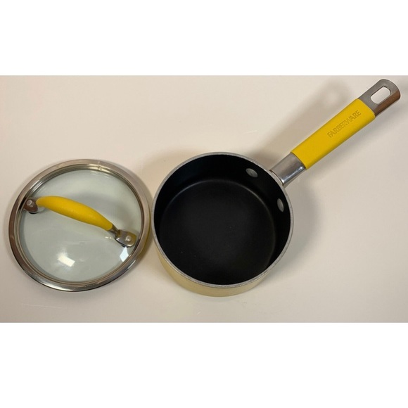 Farberware Millennium 1 Quart 0.9L Yellow Saucepan TQ05 rare vintage - Picture 7 of 10